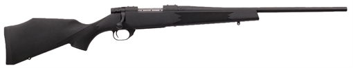 Picture of Weatherby Vanguard Synthetic Compact 6.5 Creedmoor 4+1 20" Matte Blued #1 Threaded Barrel, Matte Blued Drilled & Tapped Steel Receiver, Black Adjustable Synthetic Stock VYT65CMR0T