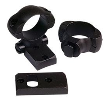 Picture of Weaver 2-Piece Grand Slam Steel Dovetail Scope Base & Ring Set - Browning A-Bolt Black Gloss 0766837 49264