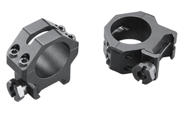 Picture of Weaver 4 Hole Tactical, 1" Medium Height Rings, Fits Picatinny, Matte Finish, Black 0766837 48360