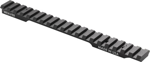 Picture of Weaver Mounts Multi-Slot Base Extended Black Anodized Aluminum Fits Mossberg Patriot Long Action 99474