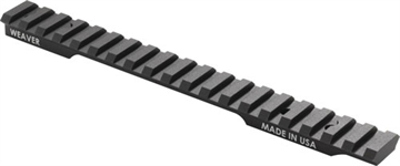 Picture of Weaver Mounts Multi-Slot Base Extended Black Anodized Aluminum Fits Mossberg Patriot Long Action 99474