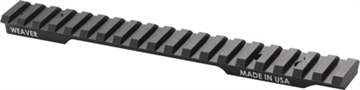 Picture of Weaver Mounts Multi-Slot Base Extended Black Anodized Aluminum Fits Remington 700 Short Action 99503