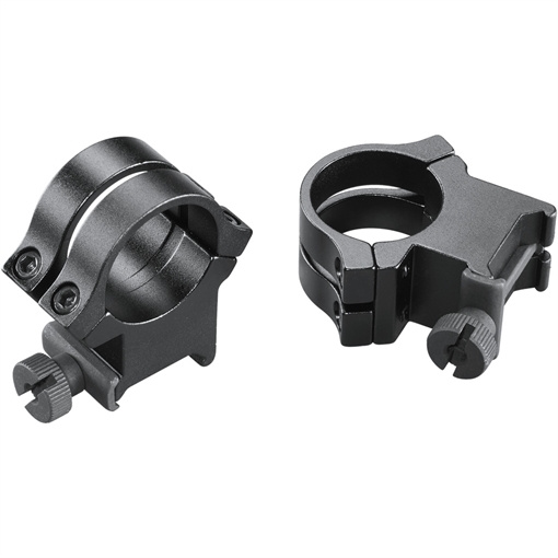 Picture of Weaver Weaver Classic Quad Lock Detachable Rings Matte Black 1" XHigh Clamshell Pack 49049