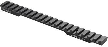Picture of Weaver Mounts Multi-Slot Base Extended Black Anodized Aluminum Fits Mossberg Patriot Short Action 99475