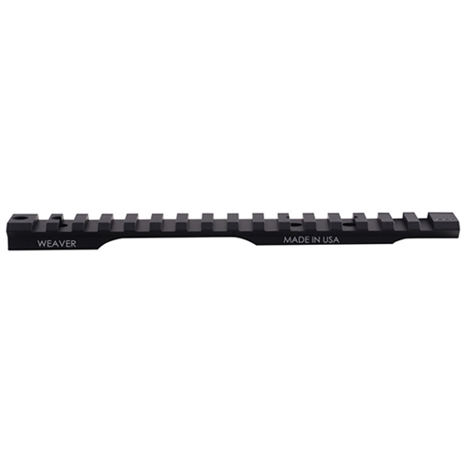 Picture of Weaver Mounts Multi-Slot Base Extended Black Anodized Aluminum Fits Savage Axis 99487