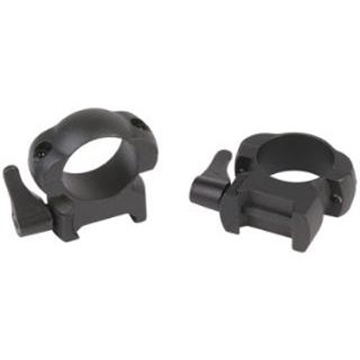 Picture of Weaver Grand Slam Leaver-Lok Top Mount Steel Scope Rings 1" Medium Matte 0766835 49325