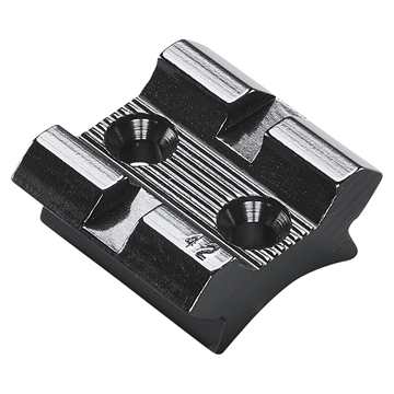 Picture of Weaver Standard Top Mount Aluminum Scope Base - Gloss Black - #42 - FRONT Mossberg Remington 48042