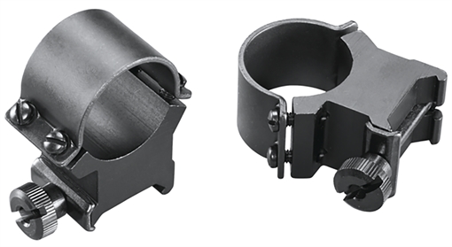 Picture of Weaver Sure Grip Detachable Aluminum Scope Rings (4-Screws) 1" X-High Matte Clam 0766837 49165