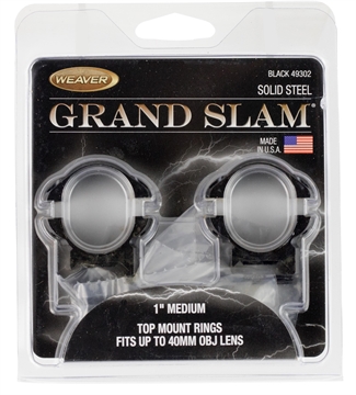 Picture of WEAVER GRANDSLAM STEEL RINGS 1 IN MED BLACK ( 6 PER CASE ) 49302