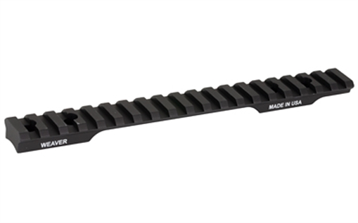 Picture of Weaver Weaver Tactical Pictny Extended Multi Slot Base Matte Black Savage 110 LA 840 0MOA Clam Pack 99465