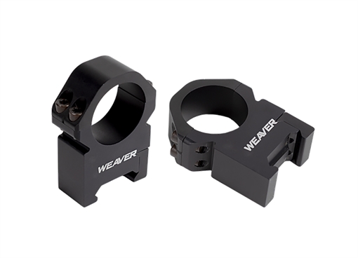 Picture of Weaver Weaver Precision Rings Matte Black 1 in. High 48382