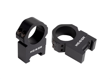 Picture of Weaver Weaver Precision Rings Matte Black 1 in. High 48382