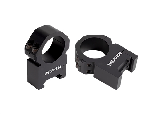 Picture of Weaver Weaver Precision Rings Matte Black 1 in. Medium 48381