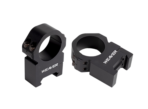 Picture of Weaver Weaver Precision Rings Matte Black 1 in. X-High 48383