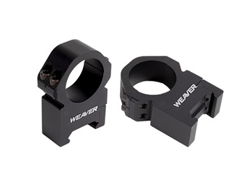 Picture of Weaver Weaver Precision Rings Matte Black 1 in. XX-High 48384