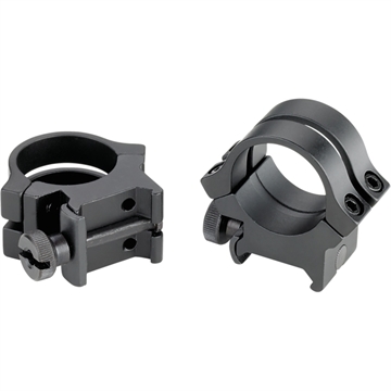 Picture of Weaver Weaver Quad Lock Top Mount Scope Rings Matte 1in. Medium Weaver 49046