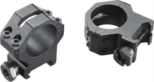 Picture of Weaver Weaver Classic 4Hole Skeleton Rings Matte Black 1" High Clamshell Pack 0766834 48361