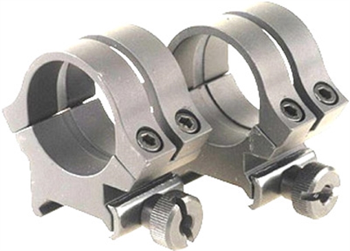 Picture of Weaver Mounts Quad Lock Detachable Rings Silver 1" High 49056
