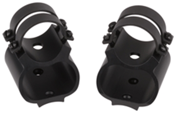 Picture of Weaver Mounts Steel Lock See Thru 2-Piece Base/Rings For Steel Lock See Thru Style Black Gloss Finish 49711