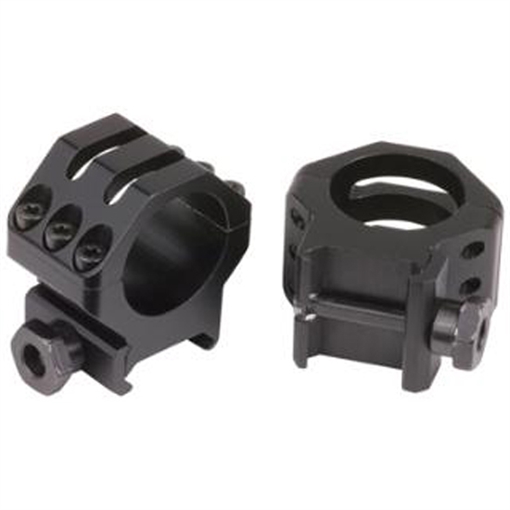 Picture of Weaver Weaver Classic 6Hole Skeleton Rings Matte Black 1" XHigh Clamshell Pack 48351