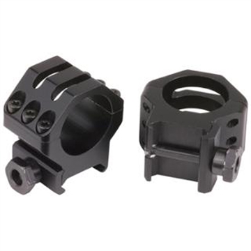 Picture of Weaver Weaver Classic 6Hole Skeleton Rings Matte Black 1" XHigh Clamshell Pack 48351