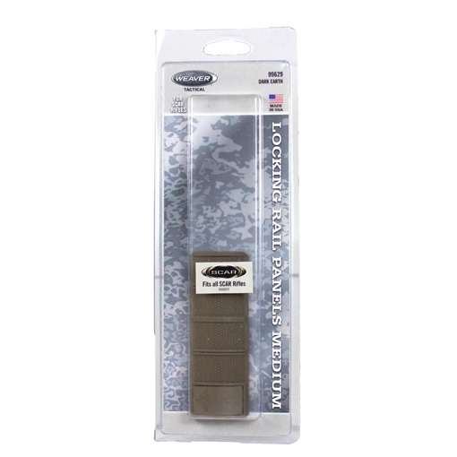 Picture of Weaver S.C.A.R. Locking Rail Panels - 4" Medium Dark Earth 99629