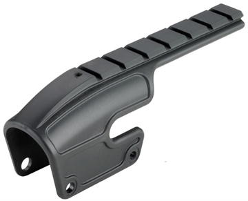 Picture of Weaver No Gunsmith Saddle Saddle Shotgun Mount - Mossberg 500 & 835 12-Gauge Only - Matte 48341