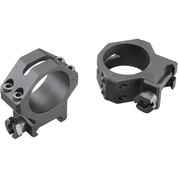 Picture of Weaver Weaver Tactical 4Hole Picatinny Ring Matte Black 30mm Medium Clamshell Pack 99516