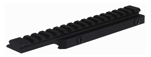 Picture of Weaver Mounts Flat Top Riser Rail Black Anodized 0 MOA 99673