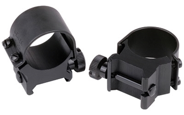 Picture of Weaver Mounts Detachable Top Mount Rings Matte Black 1" High 49042