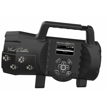 Picture of Western Rivers WRC-EGC-SS Eichler Single Speaker Electronic Call Multiple Sounds Attracts Predators Features Remote Control Black Plastic WRCEGCSS