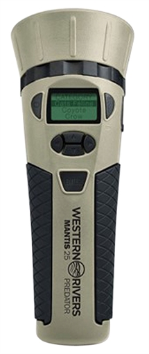 Picture of Western Rivers WRC-GC25-PDT Mantis 25 Electronic Call Multiple Sounds Attracts Predators Brown Plastic WRCGC25PDT