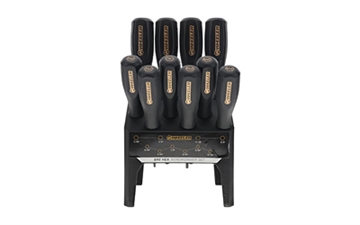 Picture of Wheeler 10 Piece SAE Hex Benchtop Screwdriver Set Black 4005280