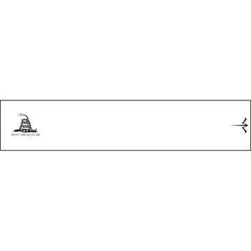 Picture of White Water Archery White Water Archery Arrow Wraps Gadsden White 5 in. x 1.125 in. 15 pk. WWA1232/WH