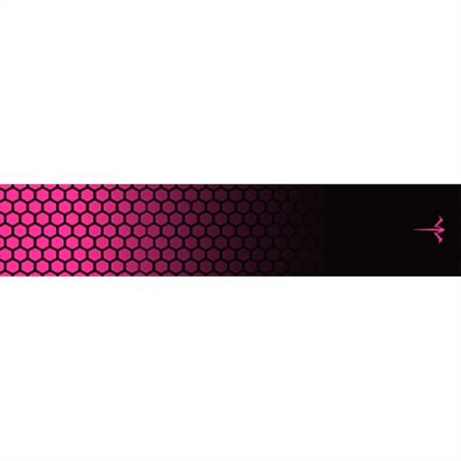 Picture of White Water Archery White Water Archery Honeycomb Fade Arrow Wraps Fade Hot Pink 5 in. x 1.125 in. 15 pk. WWA1017/PK