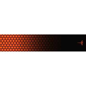 Picture of White Water Archery White Water Archery Honeycomb Fade Arrow Wraps Fade Orange 5 in. x 1.125 in. 15 pk. WWA1017/OR