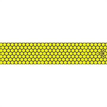 Picture of White Water Archery White Water Archery Honeycomb Fade Arrow Wraps Open Flo Yellow 5 in. x 1.125 in. 15 pk. WWA1029/YL