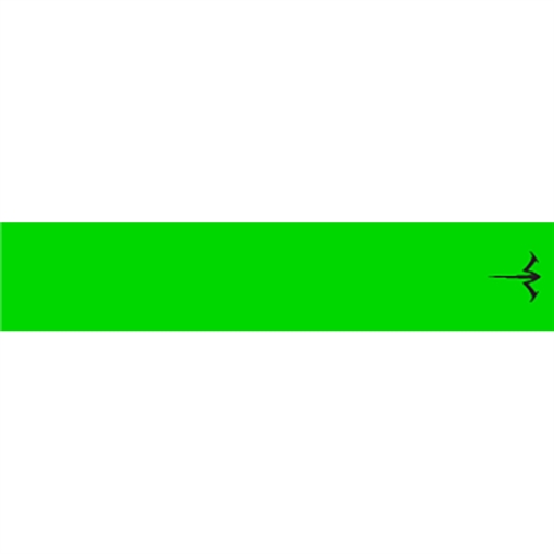Picture of White Water Archery White Water Archery Solid Arrow Wraps Flo Green 5 in. x 1.125 in. 15 pk. WWA1002/GR