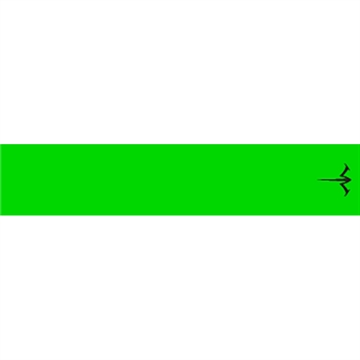 Picture of White Water Archery White Water Archery Solid Arrow Wraps Flo Green 5 in. x 1.125 in. 15 pk. WWA1002/GR