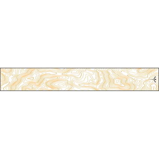 Picture of White Water Archery White Water Archery Thin Line Topo Wraps Flo Orange 5 in. x 1.125 in. 15 pk. WWA1262/OR