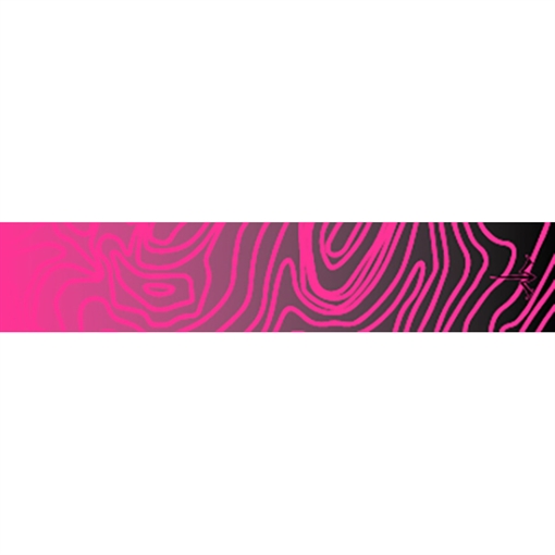 Picture of White Water Archery White Water Archery Topo Fade Arrow Wraps Hot Pink 5 in. x 1.125 in. 15 pk. WWA1140/PK