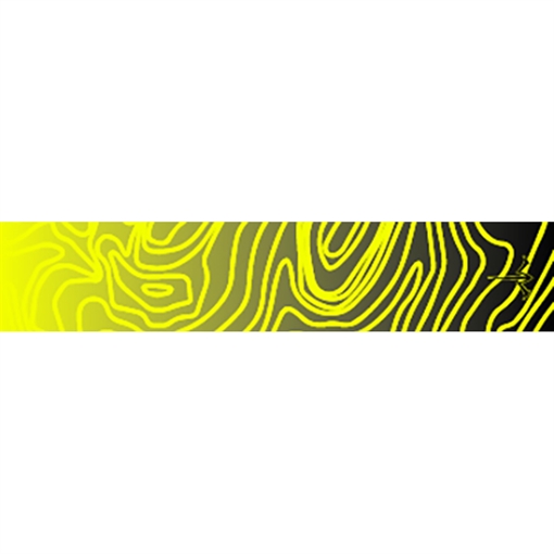 Picture of White Water Archery White Water Archery Topo Fade Arrow Wraps Yellow 5 in. x 1.125 in. 15 pk. WWA1140/YL