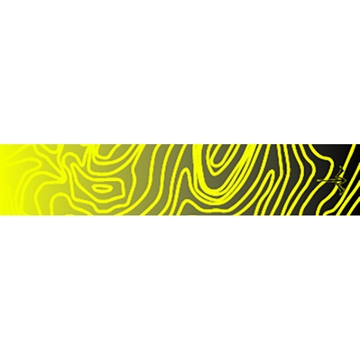 Picture of White Water Archery White Water Archery Topo Fade Arrow Wraps Yellow 5 in. x 1.125 in. 15 pk. WWA1140/YL