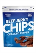 Picture of Wicked Cutz WCBC01CP Cracked Pepper Beef Jerky Chips 8 Pack