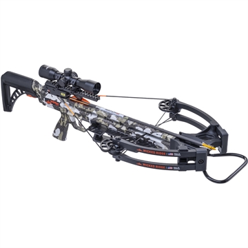 Picture of Wicked Ridge Warrior 400 Crossbow Package Rope Sled ProView 400 Scope Peak XT Camo WR260154555 788244019469