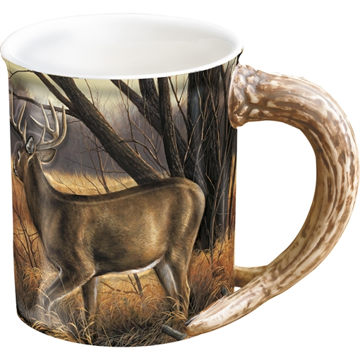 Picture of Wild Wings Wild Wings Sculpted Mug Abandoned Farmstead Whitetail Deer 8955791023 646749810601