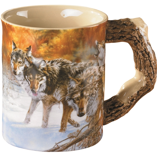 Picture of Wild Wings Wild Wings Sculpted Mug Body Language Wolves 8955712071 646749806420