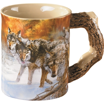 Picture of Wild Wings Wild Wings Sculpted Mug Body Language Wolves 8955712071 646749806420