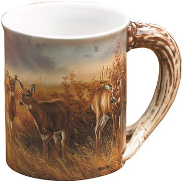 Picture of Wild Wings Wild Wings Sculpted Mug Meadow Mist Whitetail 8955713065 646749806277