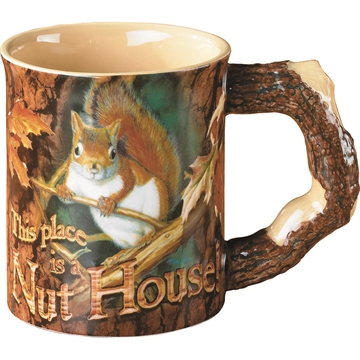 Picture of Wild Wings Wild Wings Sculpted Mug Nut House Squirrel 8955712074 646749806437